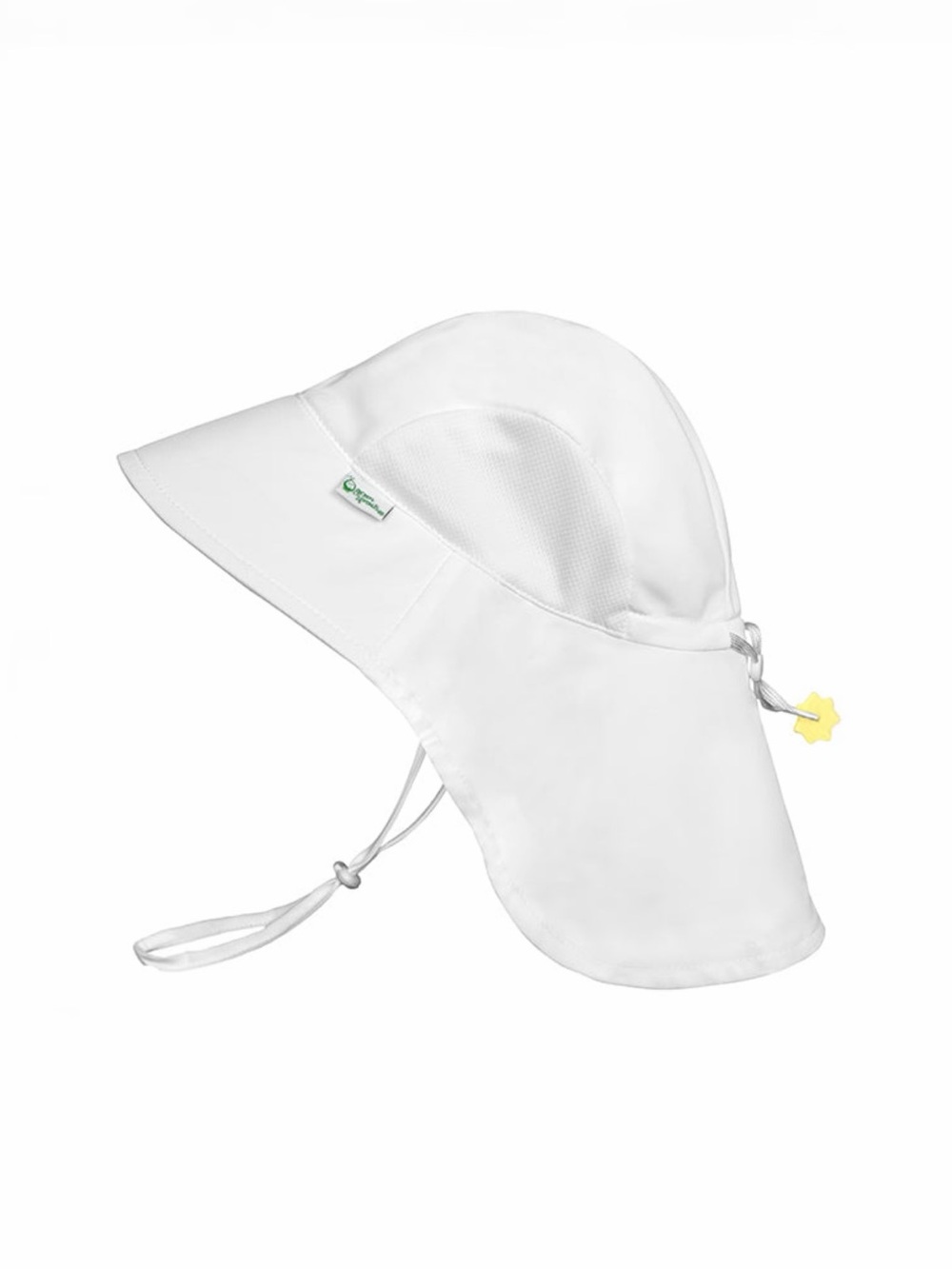 Green Sprouts UPF 50 Adventure Hat Baby Sun Hat White Size 0-6 Months